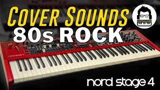 Nord Stage 4 80s Rock Cover Sounds | Bon Jovi Van Halen Queen Journey Foreigner U2 Toto Whitesnake