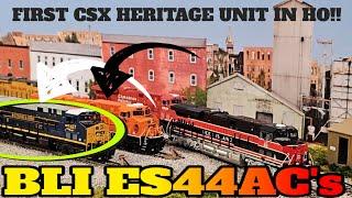 First CSX Heritage Unit Released in HO! Broadway Limited ES44AC 2024 Release + More from BLI!