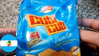 Gaona Cubicub sabor Vainilla Obleas Rellenas - Vanilla Flavour Filled Wafers