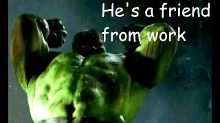 Thor vs Hulk but instead it's HULK2003