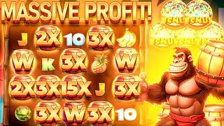 NON-STOP MAX SPINS on BARREL BONANZA INSANE WINS (CRAZY PROFIT)