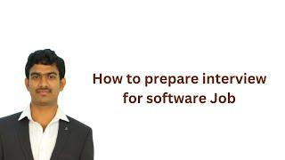 Siva Garika is live! How to prepare interview questions for software job