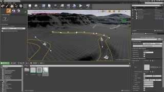 Создание дороги в unreal engine 4