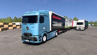 GKVFJX GAMING ETS2 NEW TRUCK MOD MERCEDES-BENZ ACTROS MP6 BY GLOBAL DESIGN V1.2 1.53