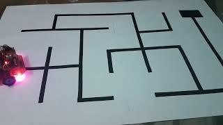 Maze solving robot with Shortest Path