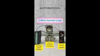 2-Wire Transmitter Connection to PLC #Shorts