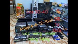 Loa karaoke 30-40, loa keo, nâng tiếng, vang cơ vang số, mixer, bass tress, loc xi....