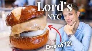 Eating the EXCLUSIVE Welsh Rarebit Burger from Lord’s. Best Burger in NYC?