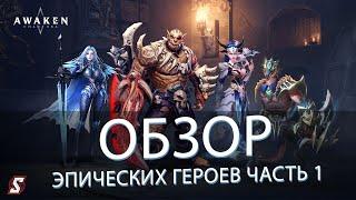 AWAKEN CHAOS ERA  ОБЗОР ЭПИЧЕСКИХ ГЕРОЕВ ЧАСТЬ 1