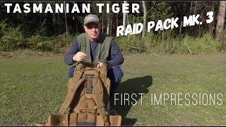 Tasmanian Tiger Raid Pack Mark 3 | Military style hiking backpack