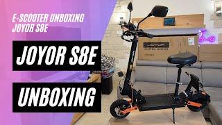  Joyor S8E  Unboxing und Probefahrt (48V, 26AH, 800W, 45km/h)