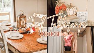 NEW FALL TABLESCAPE// UNPACKING 2024