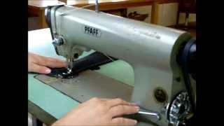 Pfaff 463 Industrial Sewing Machine with Table. Sews Leather, Upholstery, Webbing