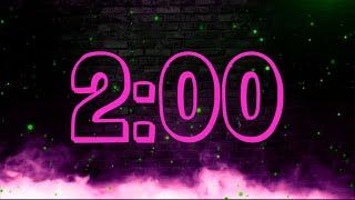 2 Minute Purple Smoke Effect Countdown Timer ⏰