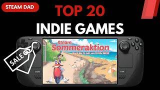 Summer Sale 2024: Top 20 Indie Spiele für das Steam Deck