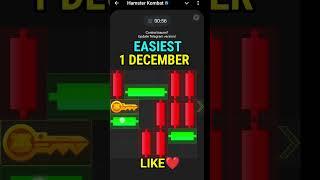 1 December Mini Game 100% Easily Solved Today | Hamster Kombat Mini Game 1 December | Mini Game