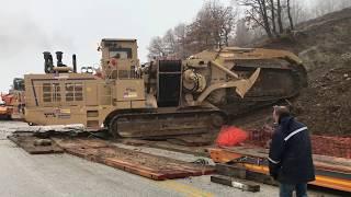 Transporting The 155 Tons Tesmec 1675 Trencher - Fasoulas Heavy Transports