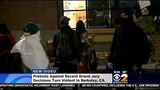 Protest Over Eric Garner Chokehold Death Turns Violent In California
