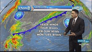 Winds begin to strengthen, leading to gusty conditions this weekend