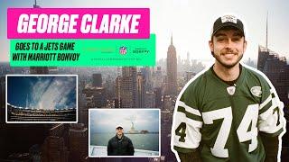 George Clarke goes to a New York Jets game with Marriott Bonvoy  | NFL UK & Ireland