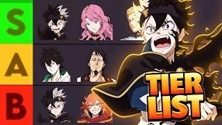 *UPDATED* PVP TIER LIST! BLACK DIVIDER UPDATE - BIGGEST META SHIFT EVER! | Black Clover Mobile