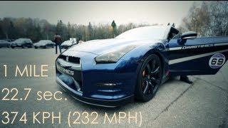 Nissan GT-R AMS Alpha 12+: 374 kph (232 mph), 0-300 kph @ 12.8 sec.