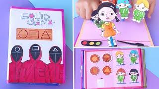 5 Squid gaming book /  Paper Games book / DIY squid Gaming Book / easy to make / DIY Paper games