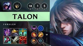 Talon Jungle vs Gwen: Legendary - EUW Master Patch 25.S1.1