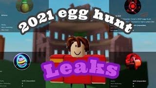 Roblox 2021 egg hunt Leaks (4 eggs found!!)