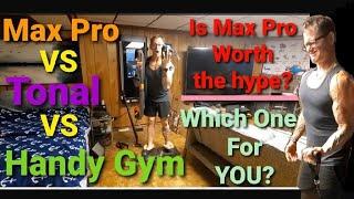 Max Pro review! In depth! Max Pro Vs Tonal Vs Handy Gym (Flywheel training)