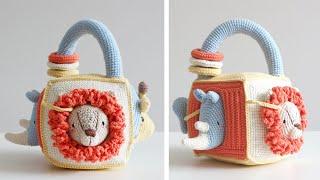 Activity safary sorter cube crochet pattern