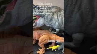 How Big Is the T-Rex? Jurassic Park vs Jurassic World Kenner, Hasbro and Mattel Comparison! SHORT