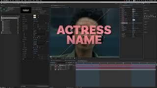 The Line Opening Titles AE Tutorial  (After Effects Template)