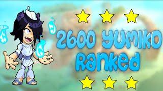 INSANE YUMIKO COMBOS Ranked 1v1 2600 ELO PRO Brawlhalla Bow Combos