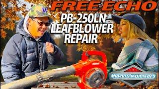 FREE ECHO PB-250LN GAS HANDHELD LEAF BLOWER REPAIR FACEBOOK MARKETPLACE CURB ALERT EASILY FIXED!