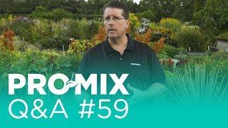 Why is perlite used in PRO-MIX growing media?