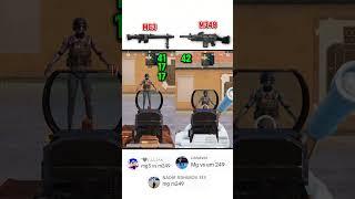 MG3 vs M249  #bkrtt #pubgmobile #shorts