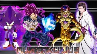 Vegeta Ultra Ego & Shadow Ultra Ego vs Frieza & Aizen ANIME MUGEN JUS Team Fight