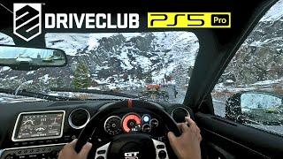 Driveclub on PS5 Pro. Is it more realistic? Gameplay video