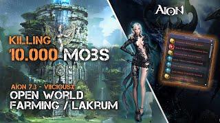 Aion 7.3 :: Open World Drops :: What killing 10.000 Mobs can get you!