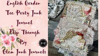 English Garden Tea Party Junk Journal Flip Through