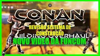 CONAN EXILES : MODO DE CONSTRUÇÃO DO CRIATIVO VIDEO TUTORIAL  FUNCOM EM PTBR #conanexiles #survival