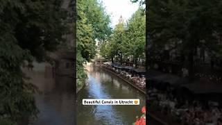 Beautiful Canals in Utrecht City | City Walking Tour