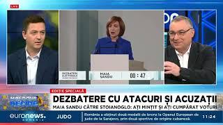 Moldova decide: Dezbatere prezidențială cu atacuri și acuzații