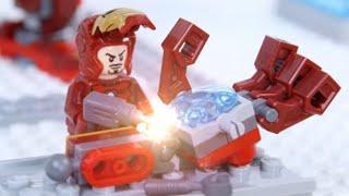 LEGO Iron Man Mech STOP MOTION LEGO Marvel Superhero Build | LEGO Superhero | Billy Bricks