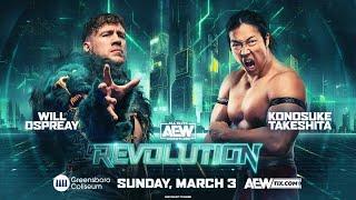 Konosuke Takeshita vs Will Ospreay highlights - AEW Revolution 2024