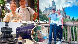 Vlog | Universal Studios, Christmas Decor, Harry Potter, Butterbeer & Toothsome Emporium