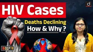 Reducing HIV Cases in India | World AIDS Day 2024 | Indepth | UPSC | Drishti IAS English