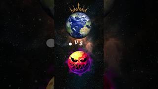 earth vs Power moon + Super moon #youtubeshorts #shorts #viral #earth