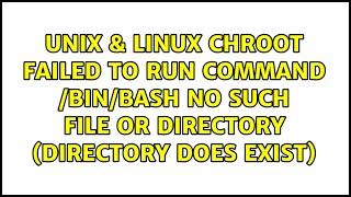 chroot: failed to run command /bin/bash : No such file or directory (Directory does exist)